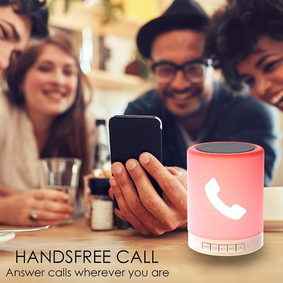 Night Light Bluetooth Speaker Portable Wireless Bluetooth Speakers Touch Control - Picture 6 of 8